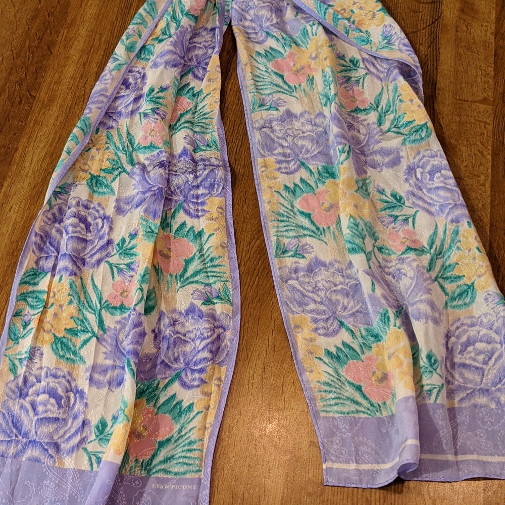Vintage Evan Picone Silk Scarf